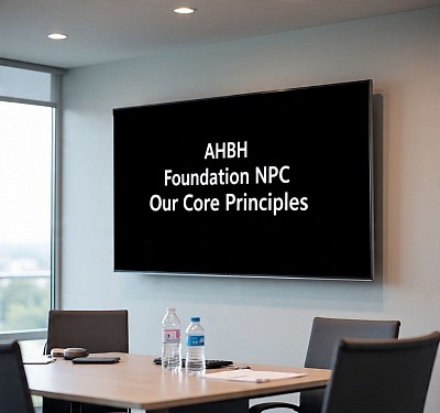 At AHBH Foundation NPC, our approach is built on the following core principles: