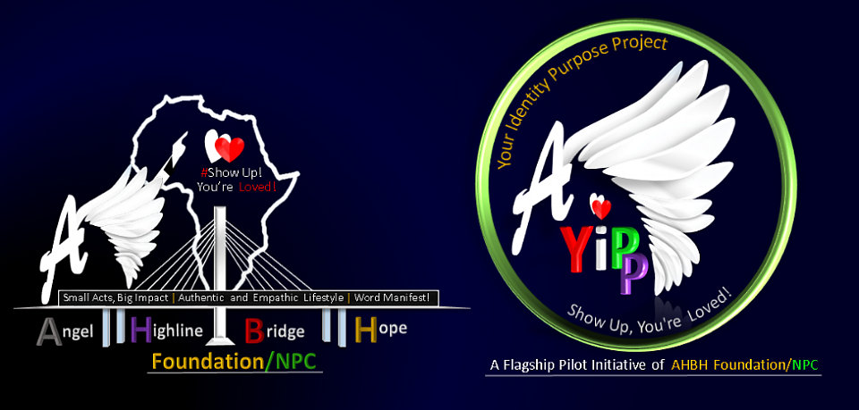 The Angel Highline Bridge Hope Foundation NPC (AHBH Foundation NPC) is excited to present the Your Identity Purpose Project (YIPP), a pilot flagship initiative designed to empower individuals to discover their purpose and make a meaningful impact in their communities. In a world where social ills seem to suffocate hope, where crime, poverty, and inequality threaten to define us, we dare to dream of a different reality. A reality where every individual has a sense of purpose, where communities thrive, and where love, kindness, and compassion reign supreme.  Through a high-line approach that bridges the gaps between hope and despair, AHBH Foundation NPC strives to serve as a beacon of light and hope  in the darkest of times, driven by a missionary-based holistic approach that addresses the social and welfare needs of our communities.